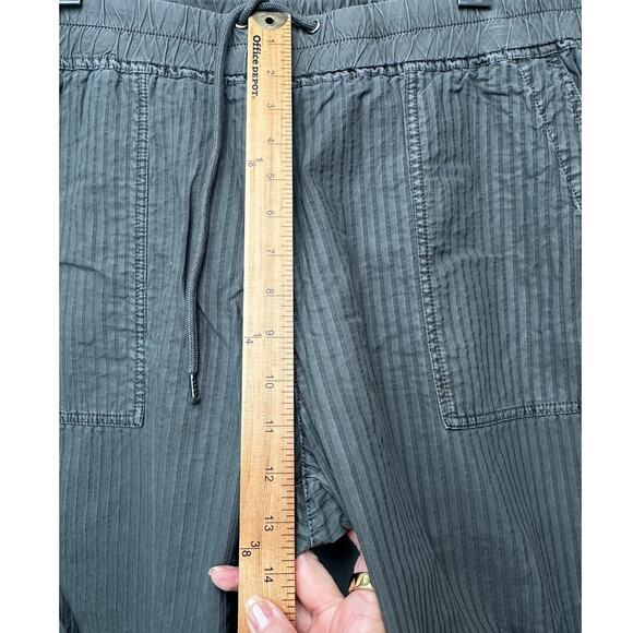 NWT James Perse Women’s Striped Utility Jogger Pants Green Sz 4 - Picture 13 of 14